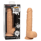 Squirting Fuck Stick Ivory Dong with 10 Vibration Speeds and Suction Cup Base Liquid Silicone 10 mL Capacity Dongs Squirting